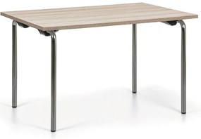 Skladací stôl SPOT, 120x80 cm, dub prírodný