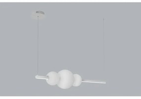 Azzardo AZ4426 - LED Stmievateľný luster na lanku SANDRA LED/48W/230V biela