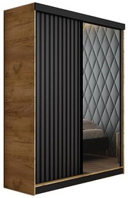 Skriňa Malani 138 L craft / dvierka grafit