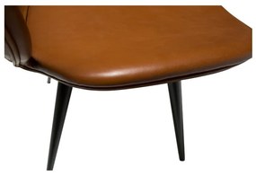 Hnedá koženková stolička DAN-FORM Denmark Cloud