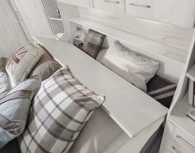 Posteľ s úložným priestorom Luxor 180x200 cm, polárny smrekovec