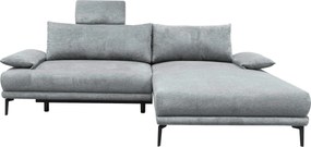 XXXLutz ROHOVÁ SEDAČKA, textil, sivá MID.YOU - Sedačky - 001574003009