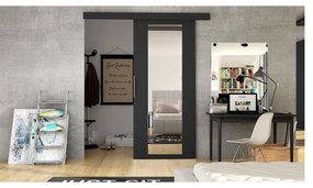 Posuvné dvere Melanie 80 IV, Farby: biela / zrkadlo