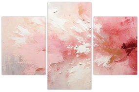 Obraz - Ružový abstrakt (90x60 cm)