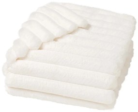 Krémová deka z mikroplyšu 180x220 cm Boudoir – douceur d'intérieur