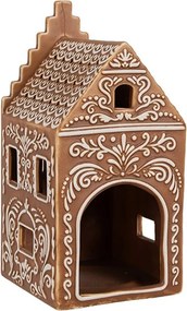 Porcelánový svícen perníková chaloupka Perníková chaloupka - 7*7*15 cm