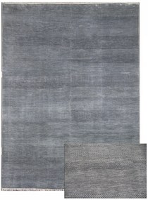 Ručne viazaný kusový koberec Diamond DC-MCN Light grey / blue, 305x425, modrá, chodba / predsieň, Diamond Carpets India