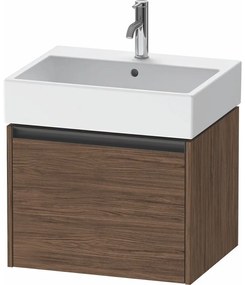 DURAVIT Ketho 2 závesná skrinka pod umývadlo, 1 zásuvka, 584 x 460 x 440 mm, orech tmavý, K25075021210000