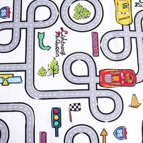 Jerry Fabrics Obliečky do postieľky 100x135 + 40x60 cm - Cars "Road"