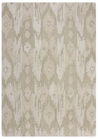 Béžový ručne tkaný vlnený koberec 200x290 cm Dion Ikat – Flair Rugs