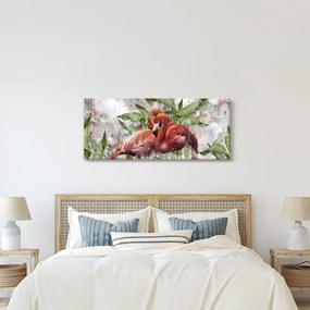 Obraz - Plameniaky (120x50 cm)