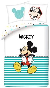 HALANTEX Obliečky Mickey stripe  Bavlna, 140/200, 70/90 cm