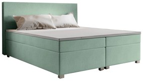 Manželská posteľ  Boxspring 140 cm Simon (mätová) (s matracom, bez úložného priestoru). Akcia -20%. Vlastná spoľahlivá doprava až k Vám domov. 1047326
