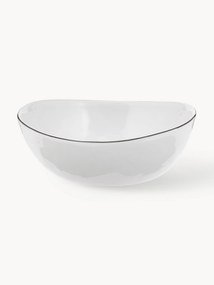 Ručne vyrobená miska z porcelánu Salt, Ø 17 cm, 4 ks