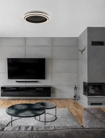 LED stropné svietidlo Willow R 45 čierne