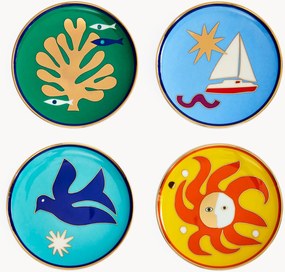 Porcelánové podložky Playa, 4 ks