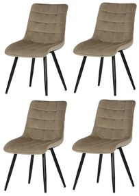 Súprava jedálenských stoličiek CT-384 CAP4, 4 ks