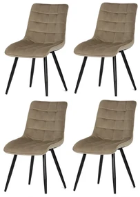 Súprava jedálenských stoličiek CT-384 CAP4, 4 ks