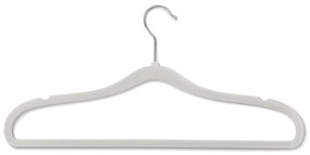 Obzvlášť úzke vešiaky na šaty, 8 ks, sivé