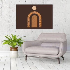 Obraz - Oranžové oblúky N⁰3 (90x60 cm)