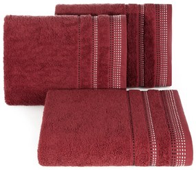 FROTÉ UTERÁK POLA20 SADA 3KS 70X140 CM BORDOVÁ