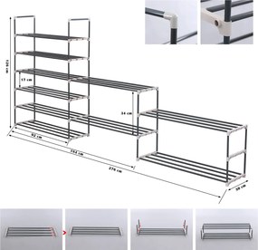 Sconto Regál na topánky LSA10G sivá