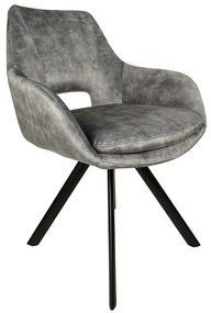 Stolička Hamburg Šedá