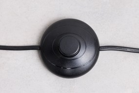 Stojacia lampa viedenský výplet 140cm čierna