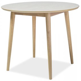 Okrúhly jedálenský stôl Nelson - dub medový