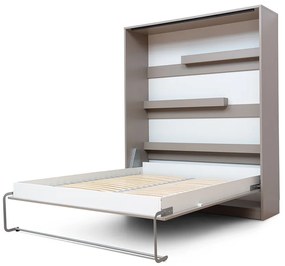 Sklápacia posteľ Modern vertikálna - 160x200 - congo / kašmírová