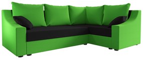 Rohová sedacia súprava Opal Plus (zelená + čierna) (P). Vlastná spoľahlivá doprava až k Vám domov. 1057325