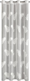 ZÁCLONA NA KRÚŽKOCH LIRENA 140X250 CM VZOROVANÁ