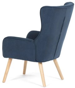 Autronic BONTEC Kreslo ušiak, modrá, menčestrová látka, AK-314 BLUE2 Farba: Ružová