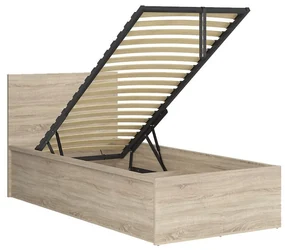 Jednolôžková posteľ 90 cm BRW Tetrix 15 (dub sonoma) (s roštom) (s úl. priestorom). Vlastná spoľahlivá doprava až k Vám domov. 1098500