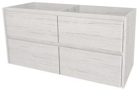 Mereo, Mereo Opto, kúpeľňová skrinka 121 cm, Multidecor, Pino Aurélio, MER-CN993SPINO