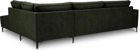 Zelená ženilková rohová pohovka (pravý roh/do L) Copenhagen – Scandic