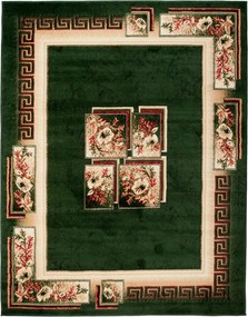 TA Koberec 4489A ZELENÝ ATLAS PP Rozmer: 250x350 cm