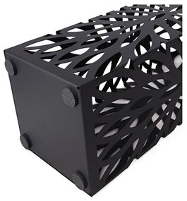 SongmicsHome Kovový stojan na dáždniky FLORE, 15,5x15,5x49cm, čierna
