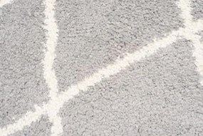 TA Koberec L226C TMAVOSIVÉ/BÉŽOVÉ BOHO KOLESO