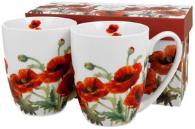 DUO - Hrnček 380ml 2ks Classic Poppies