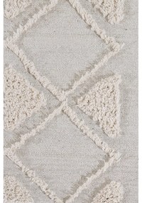 Biely prateľný ručne tkaný bavlnený koberec 200x300 cm Tribu Natural – Lorena Canals