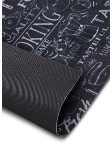 Čierny koberec behúň 50x150 cm Wild Kitchen Board – Hanse Home