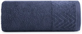 Dekorstudio Uterák LOREN so zamatovým okrajom - granátovomodrý Rozmer uteráku: 70x140cm