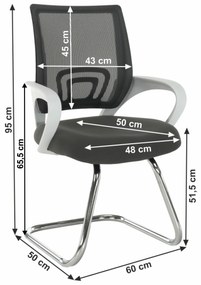 Kancelárske kreslo Santy typ 3. Vlastná spoľahlivá doprava až k Vám domov. 1016132