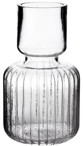 Skleněná váza Serenite 15x25 cm čirá