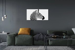 Obraz na plátne ilustrácie zebra 140x70 cm