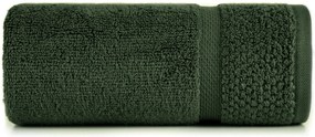 BAVLNENÝ UTERÁK VILIA 50X90 CM TMAVOZELENÁ