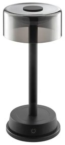 Brilliant - LED stmievateľná nabíjateľná dotyková stolná lampa RAZOR LED/2,5W/5V 2700K IP44 čierna