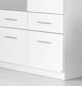 Šatníková skriňa Celle AN925-2128, biela
