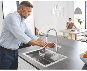 GROHE 31455001 - Drezová batéria BLUE HOME lesklý chróm